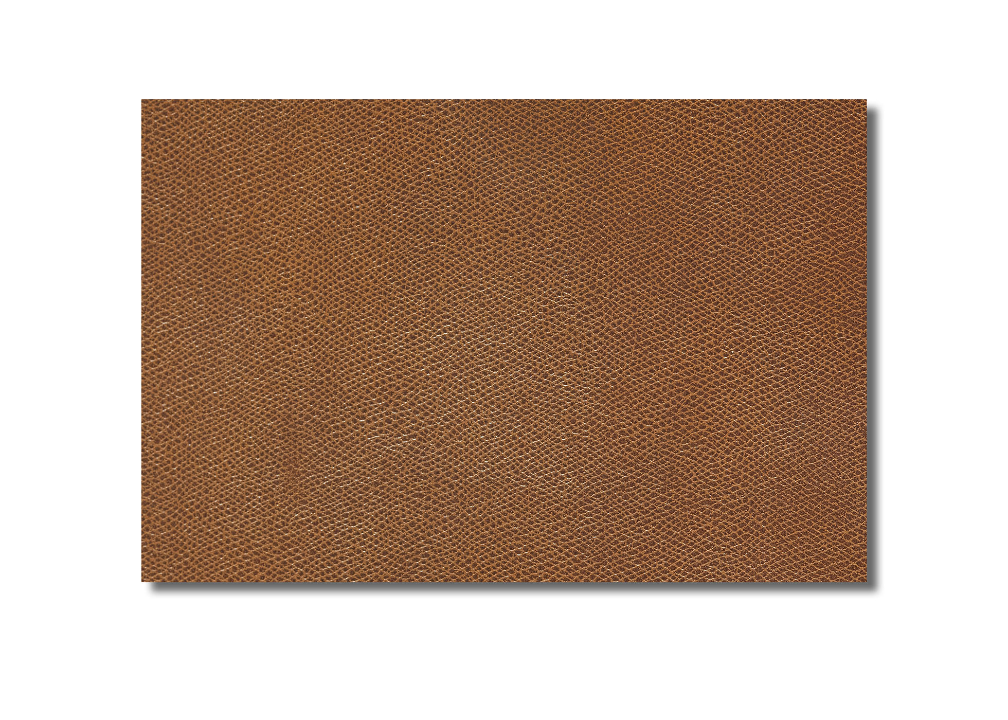 Leather - Cowhide - Side - embossed and pigment covered havana (1,3 mm) - 2,04 m²