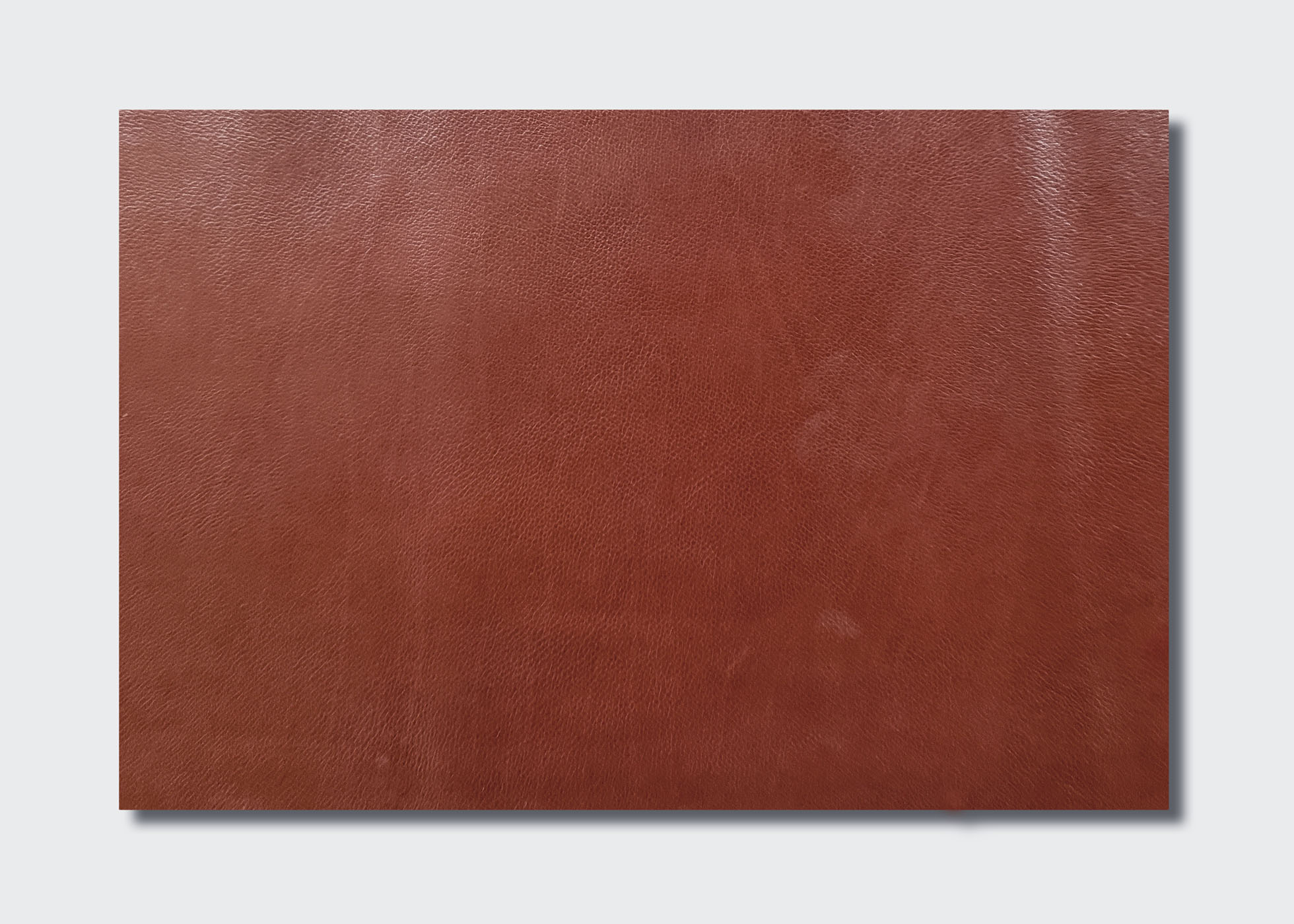 Leather - Cowhide - Side - vegtan - redbrown (1,5 mm) - 0,78 m²