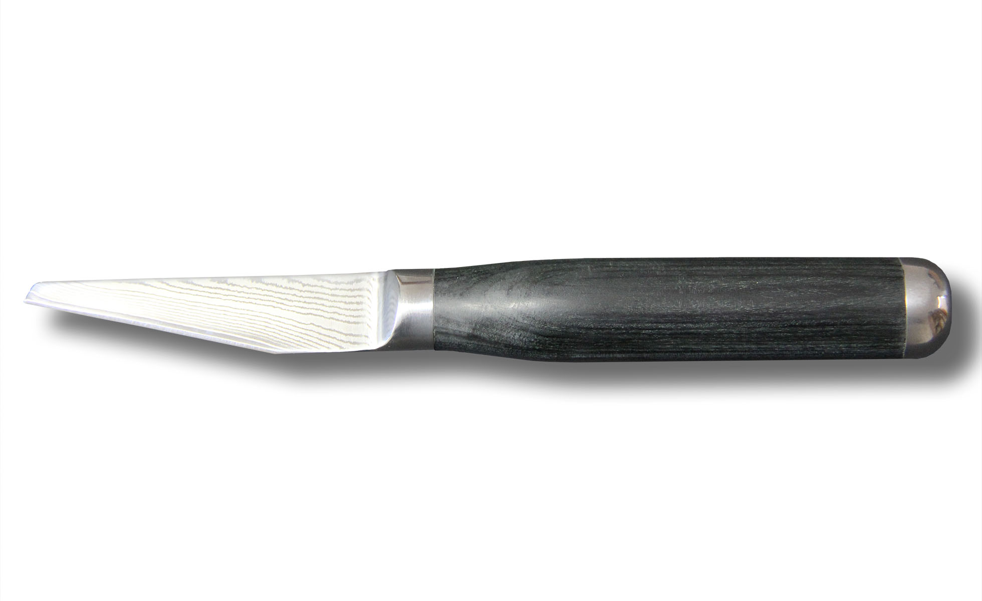 Damast Steel Leather Knife (straight)