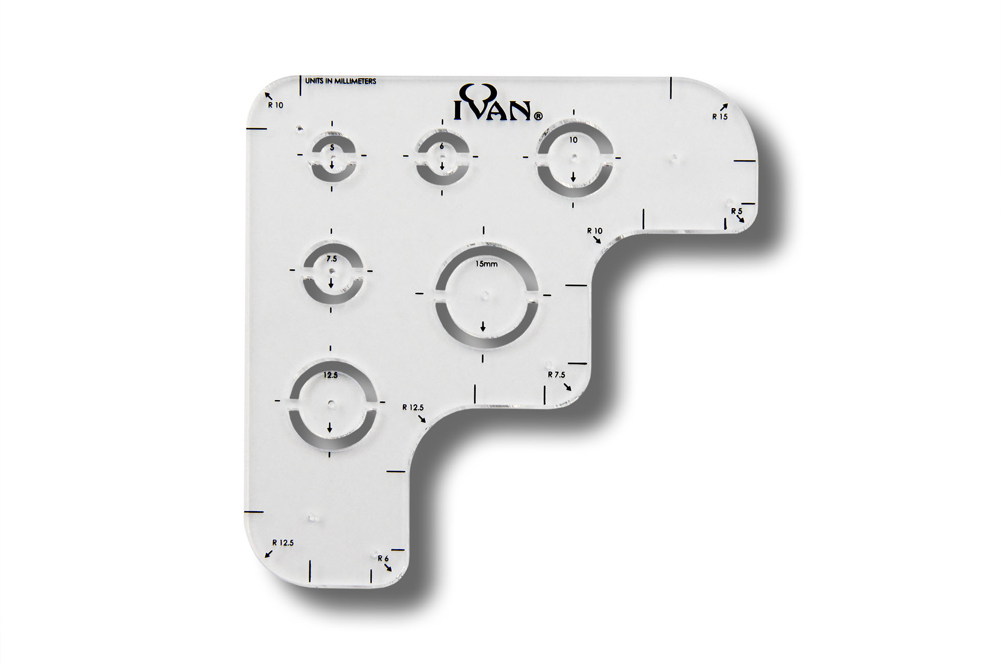 Round Corners Template Stencil