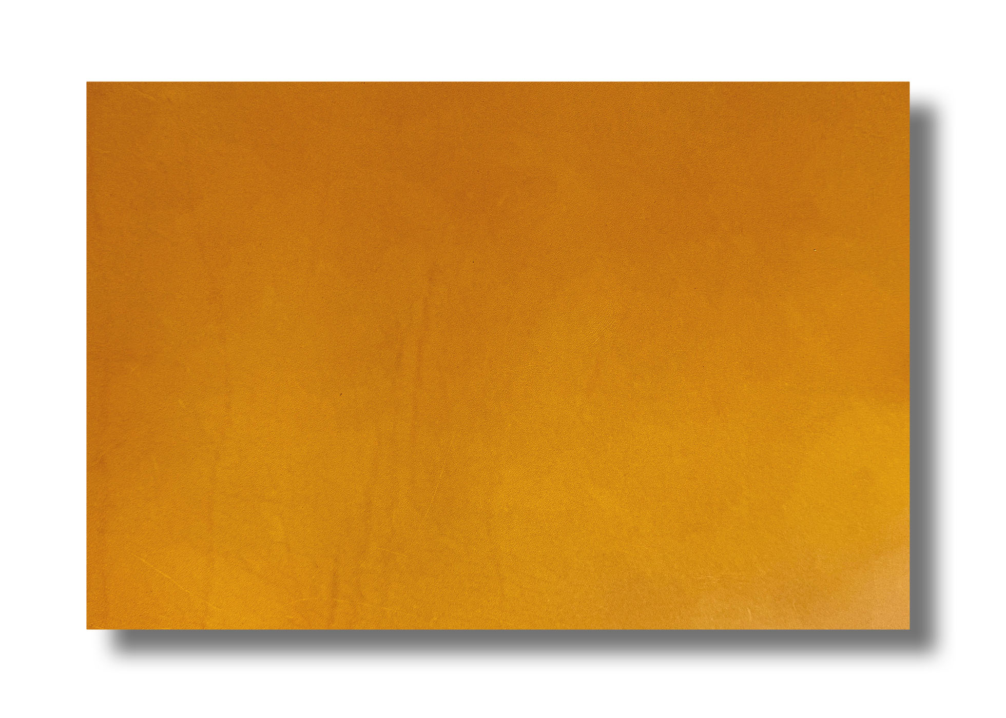 Leather - Cowhide - Side - vegtan - yellow (1,5 mm) - 1,24 m²