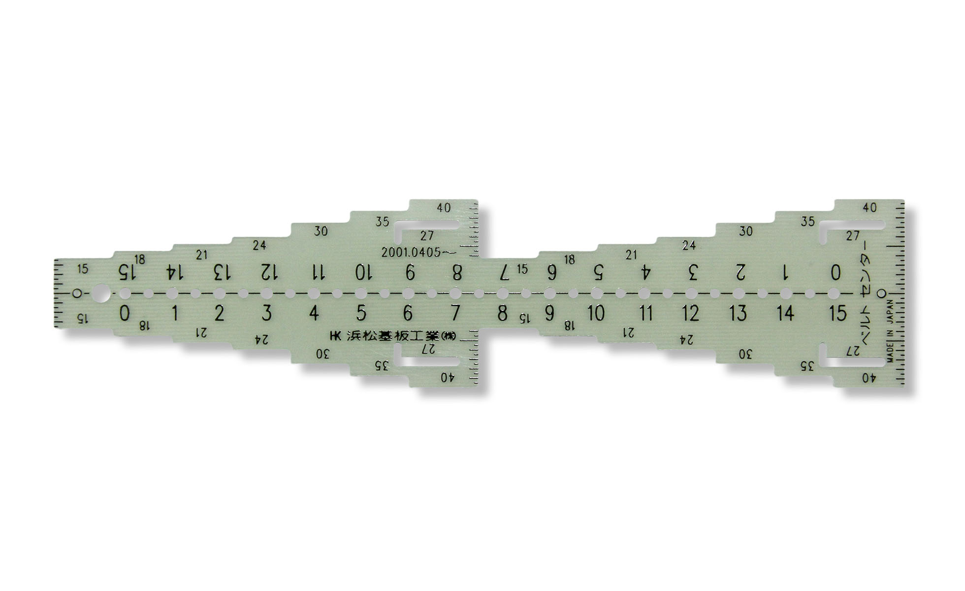 Craft Japan Center Gauge – Holes for Straps,