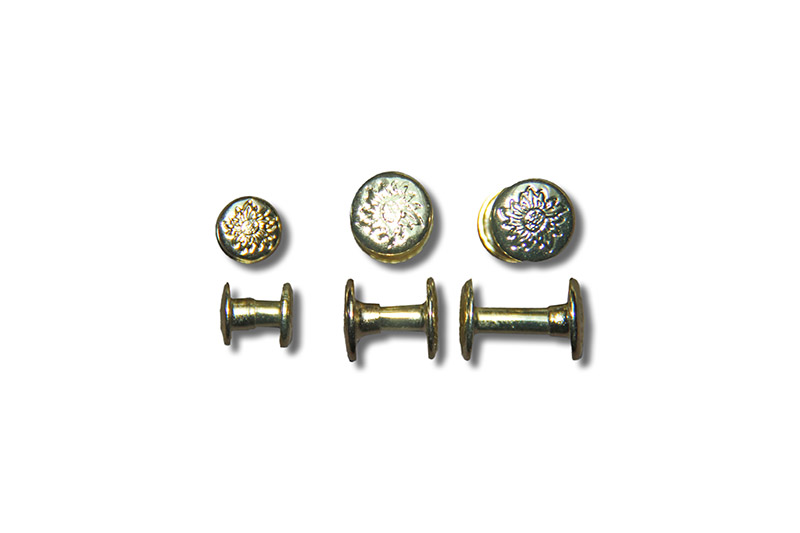 IMG_3094 Double Cap Rivets "floral" (gold)