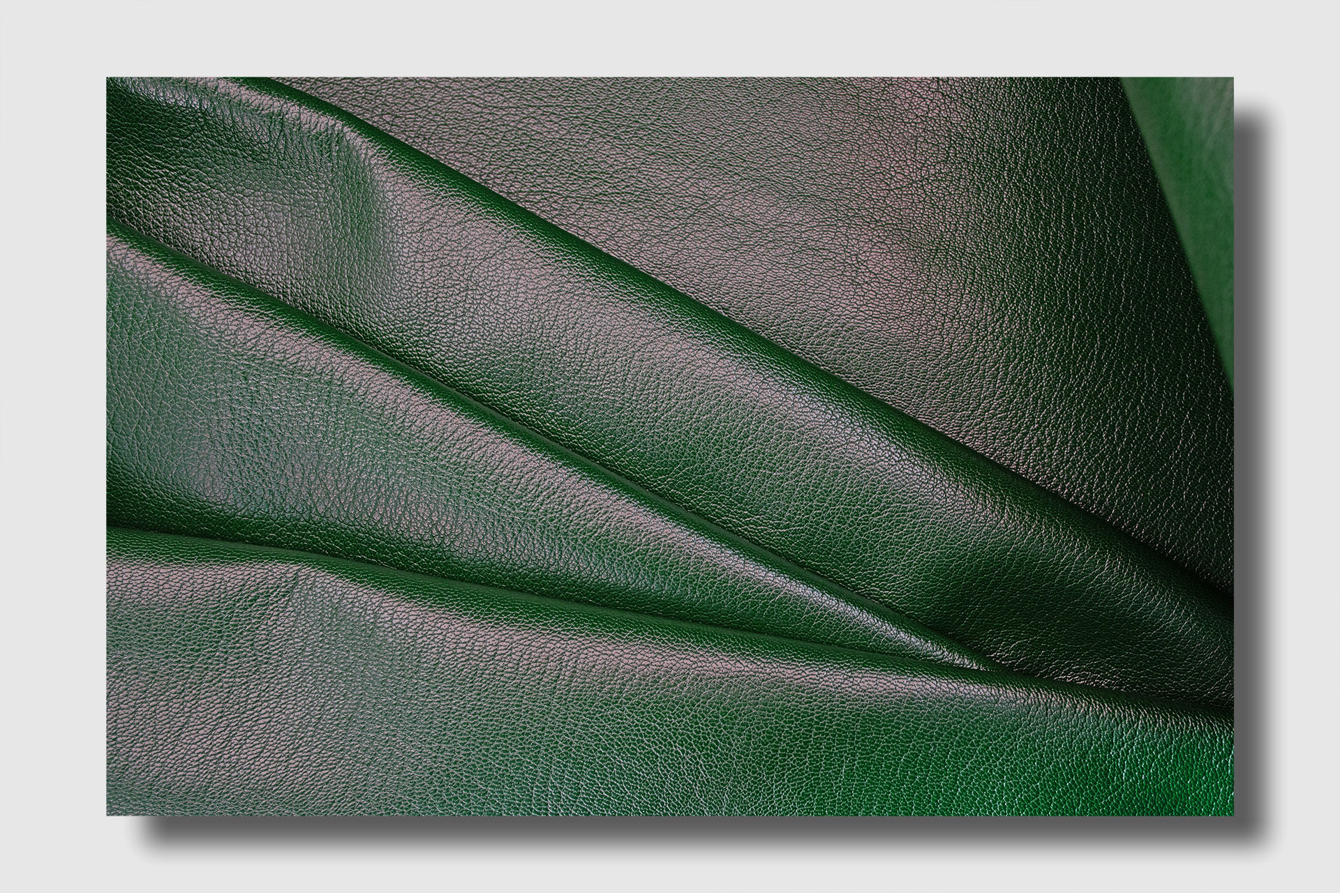 Goat - Lining Leather ( darkgreen / 0,8 - 0,9 mm) - 0,50 m² Goat - Lining Leather ( darkgreen / 0,8 - 0,9 mm) - 0,50 m²