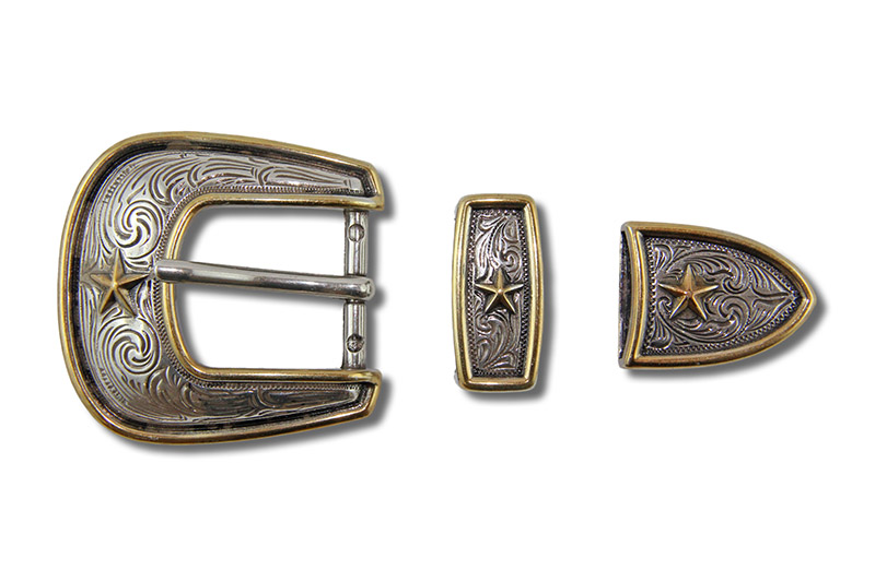 IV_7894-10_1 Ranger Star - Belt Buckle Set, colored