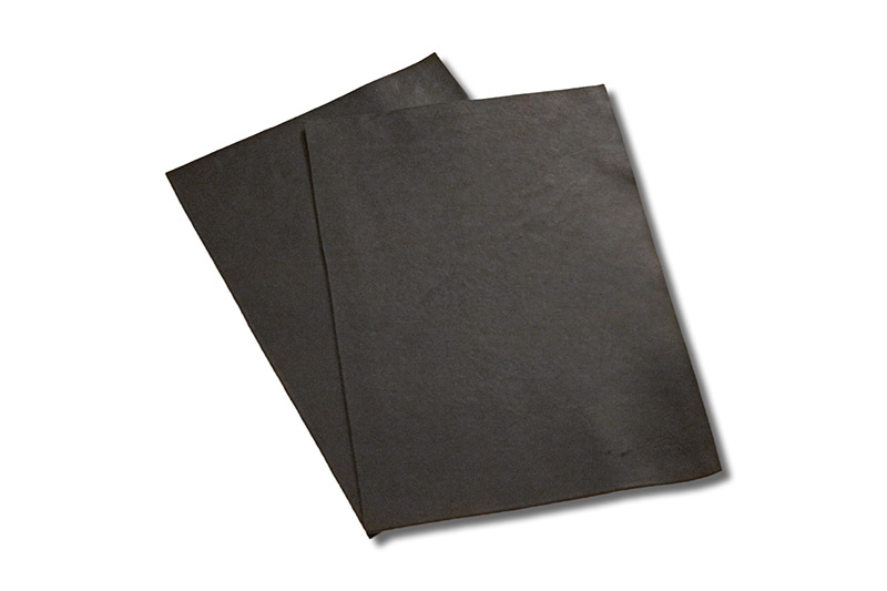 Leather - Piece from shoulder 3,0 - 3,5 mm Black