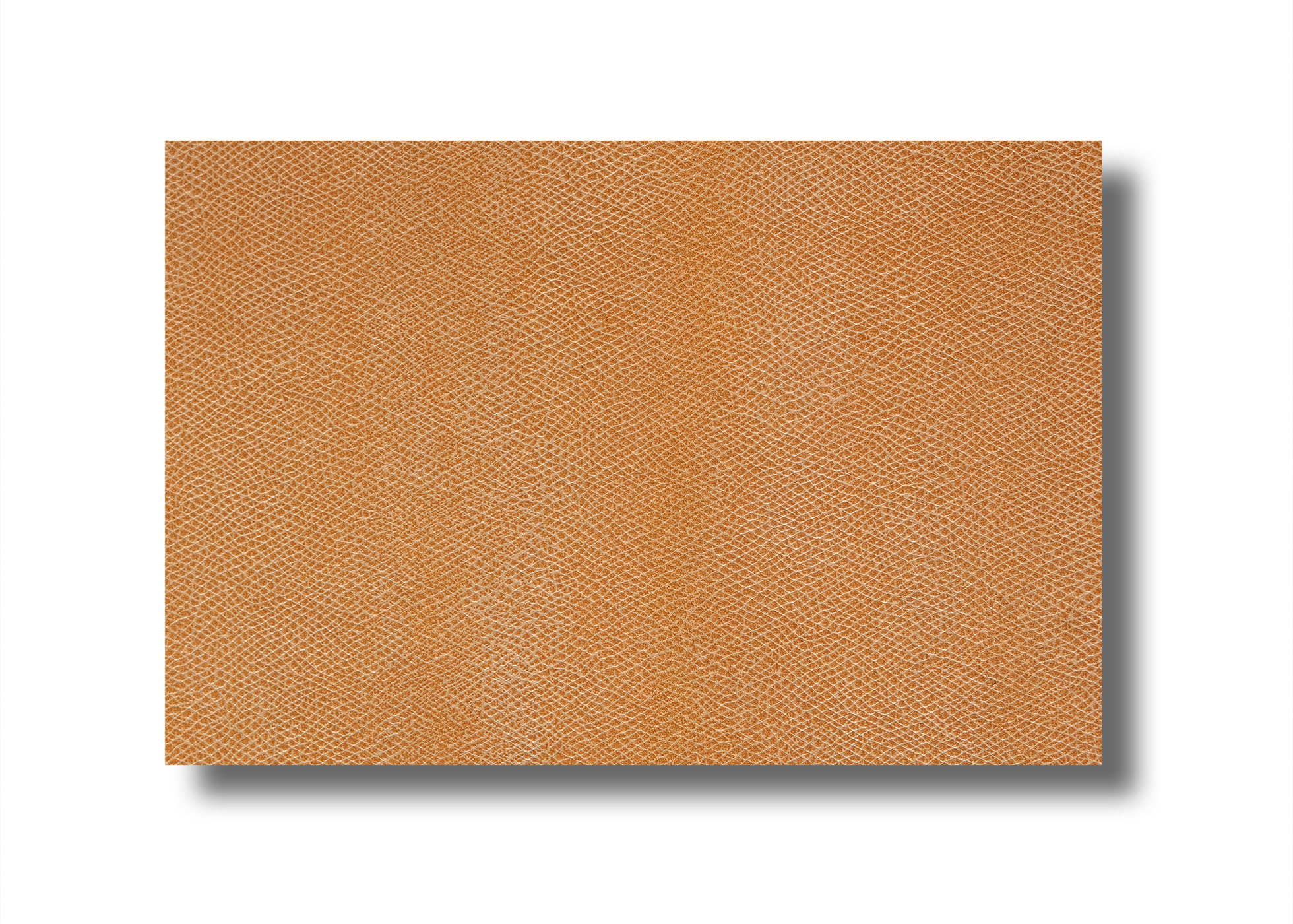 Leather - Cowhide - Side - embossed and pigment covered sandybrown (1,5 mm) - 2,36 m²